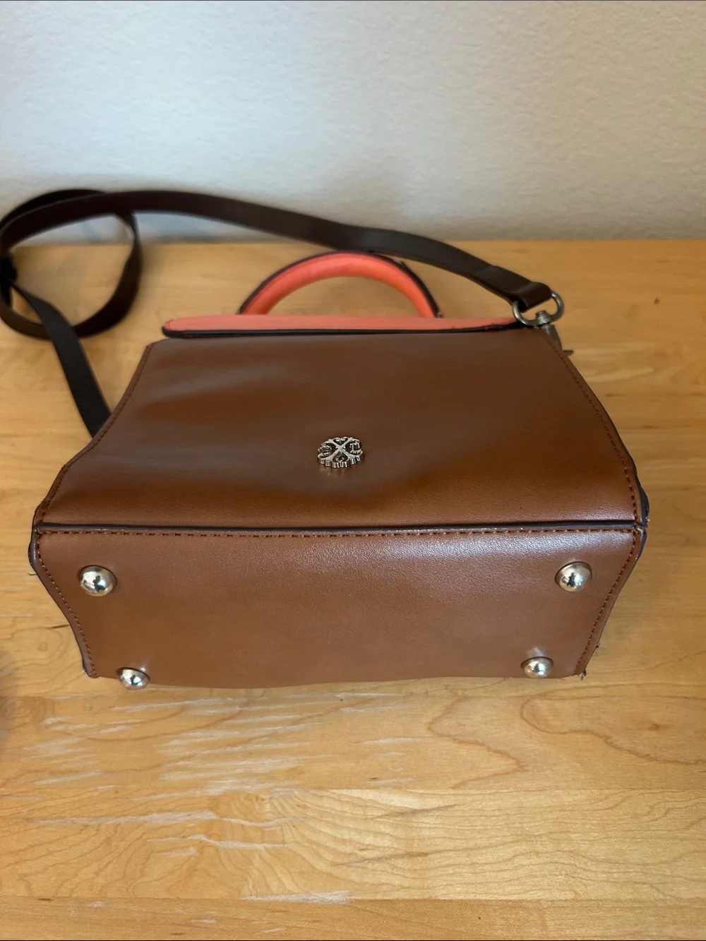 Christian Lacroix Top-Handle Satchel with Snake-Print Buckle